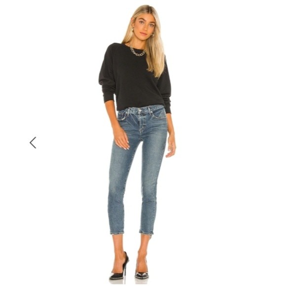 Agolde Toni Mid Rise Straight In Landmark